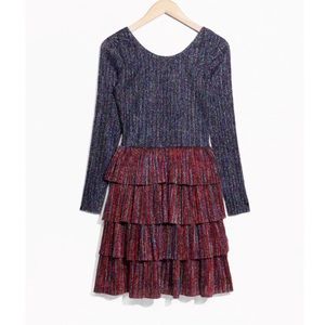 NWOT & Other Stories Frills and Glitter Dress
